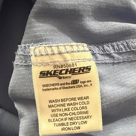 Skechers Ceil Blue Straight Leg Cargo Scrub Set.  Sz XL/L - Picture 13 of 17